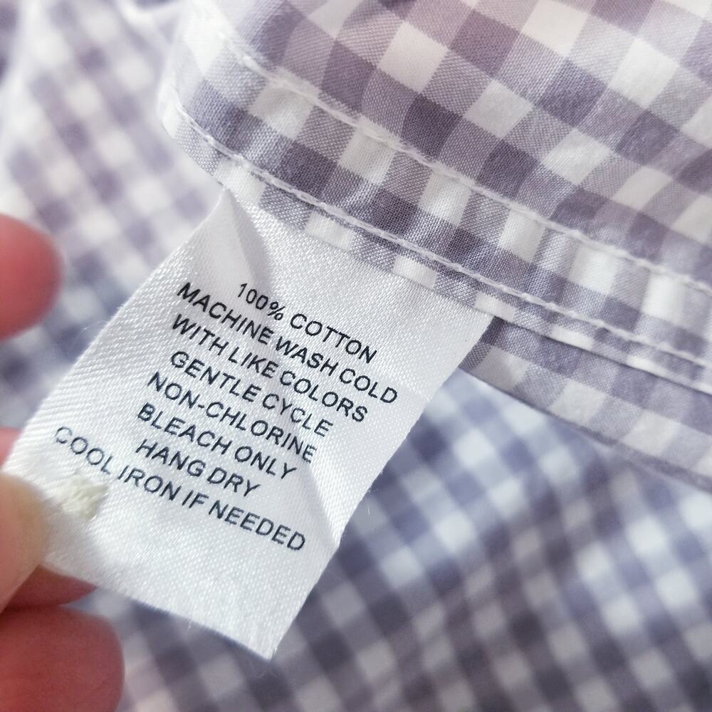 Untuckit Plaid Print Button Front Long Sleeves Co… - image 4